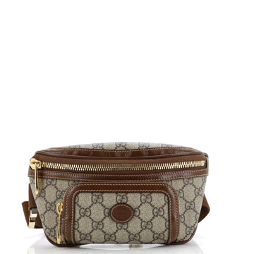 Gucci Interlocking G Patch Belt Bag GG Coated Canvas