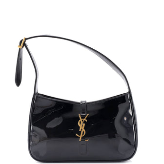 Saint Laurent Le 5 a 7 Hobo Patent Small