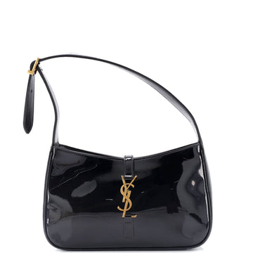Saint Laurent Le 5 a 7 Hobo Patent Small
