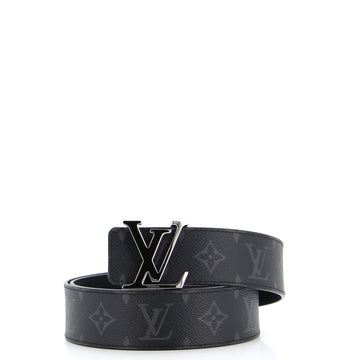 Louis Vuitton LV Initiales Reversible Belt Monogram Canvas and Leather Wide