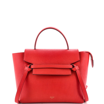 Celine Belt Bag Textured Leather Micro