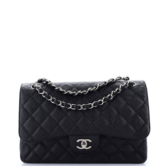 Chanel Classic Single Flap Bag Quilted Lambskin Jumbo