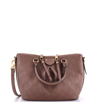 Louis Vuitton Mazarine Handbag Monogram Empreinte Leather PM