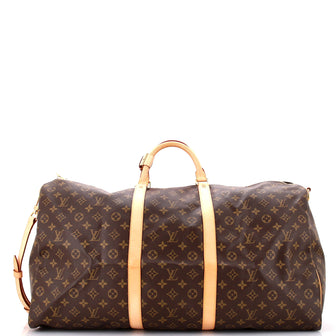 Louis Vuitton Keepall Bandouliere Bag Monogram Canvas 60