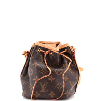 Louis Vuitton Noe Handbag Monogram Canvas Nano