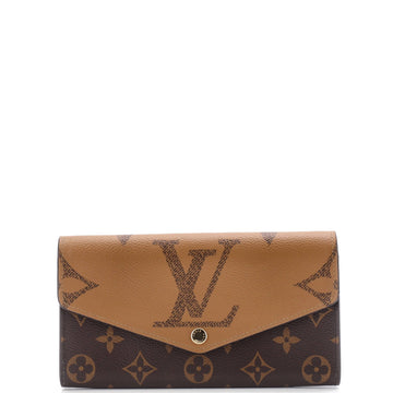 Louis Vuitton Sarah Wallet NM Reverse Monogram Giant and Monogram Canvas