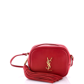 Saint Laurent Classic Monogram Blogger Crossbody Bag Leather Small