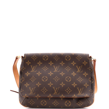 Louis Vuitton Musette Tango Handbag Monogram Canvas