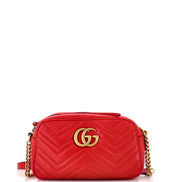 Gucci GG Marmont Shoulder Bag Matelasse Leather Small