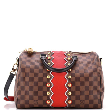 Louis Vuitton Speedy Bandouliere Bag Limited Edition Damier Karakoram 30