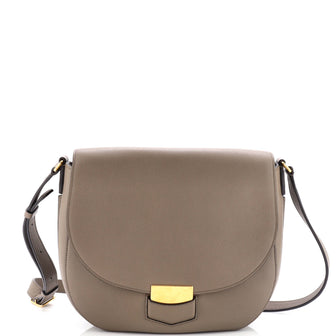 Celine Trotteur Crossbody Bag Grainy Leather Medium
