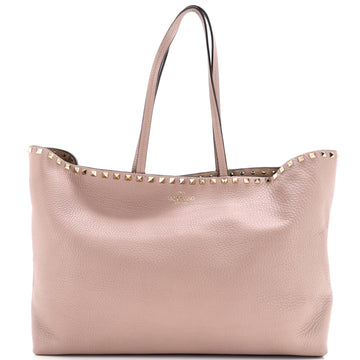 Valentino Garavani Rockstud Shopper Tote Leather Large