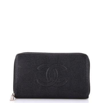 Chanel Timeless L-Yen Wallet Caviar Long