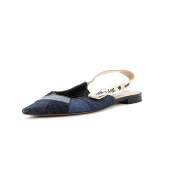 Christian Dior Women's J'adior Slingback Flats Embroidered Fabric