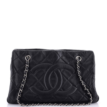 Chanel Timeless CC Shopping Tote Quilted Caviar Medium