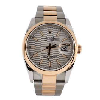 Rolex Oyster Perpetual Datejust Automatic Watch Stainless Steel and Rose Gold 36