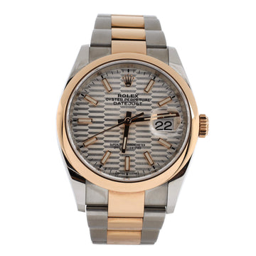Rolex Oyster Perpetual Datejust Automatic Watch Stainless Steel and Rose Gold 36
