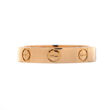 Cartier Love Wedding Band Ring 18K Rose Gold