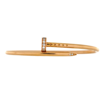 Cartier Juste un Clou Bracelet 18K Rose Gold with Diamonds Small