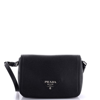 Prada Flou Flap Shoulder bag Vitello Daino Small