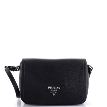 Prada Flou Flap Shoulder bag Vitello Daino Small