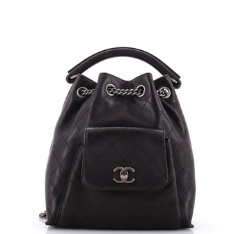 Chanel Urban Luxury Backpack Quilted Calfskin Medium