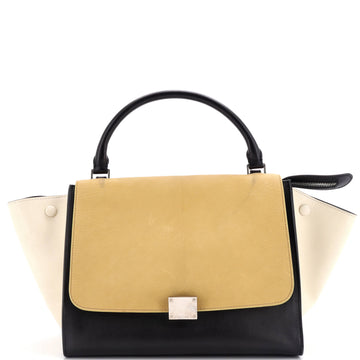 Celine Tricolor Trapeze Bag Leather Medium