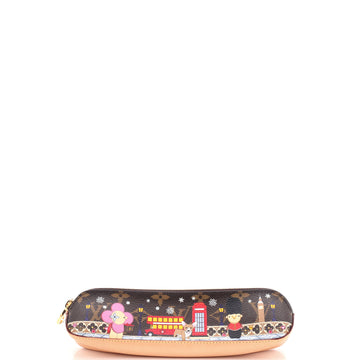 Louis Vuitton Elizabeth Pencil Pouch Limited Edition Vivienne Xmas Monogram Canvas