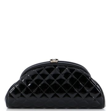 Chanel Timeless Clutch Quilted Patent
