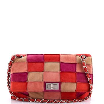 Chanel Reissue Flap Bag Suede Patchwork Medium