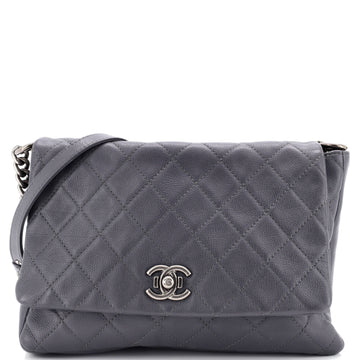 Chanel Couture Messenger Bag Quilted Calfskin Medium