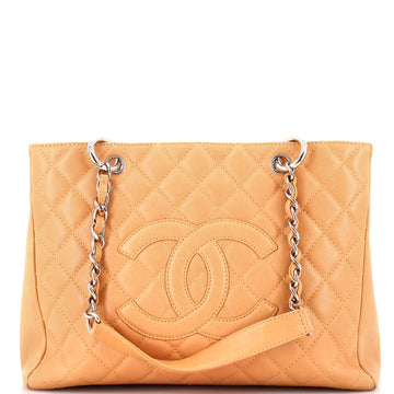 Chanel Grand Shopping Tote Quilted Caviar