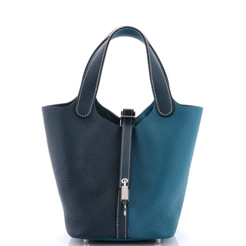 Hermes Picotin Lock Bag Bicolor Clemence PM