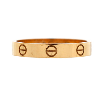 Cartier Love Wedding Band Ring 18K Yellow Gold