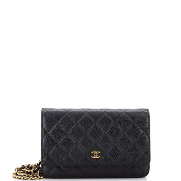Chanel Wallet on Chain Quilted Caviar