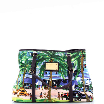 Louis Vuitton Ailleurs Cabas Limited Edition Printed Canvas PM