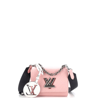 Louis Vuitton Sporty Twist Handbag Epi Leather with Logo Jacquard Strap PM
