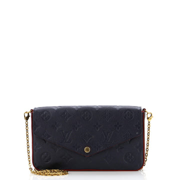 Louis Vuitton Felicie Pochette Monogram Empreinte Leather