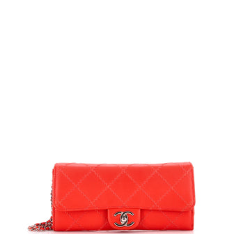 Chanel Ultimate Stitch Wallet on Chain Quilted Lambskin East West