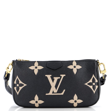 Louis Vuitton Multi Pochette Accessoires Bicolor Monogram Empreinte Giant