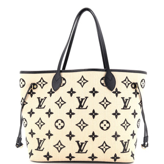 Louis Vuitton Neverfull NM Tote By The Pool Monogram Raffia MM