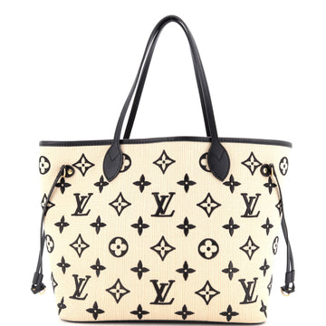 Louis Vuitton Neverfull NM Tote By The Pool Monogram Raffia MM