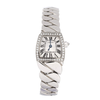 Cartier La Dona de Cartier Quartz Watch White Gold with Diamond Bezel 18