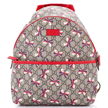 Gucci Children's Zip Backpack Printed GG Coated Canvas Small