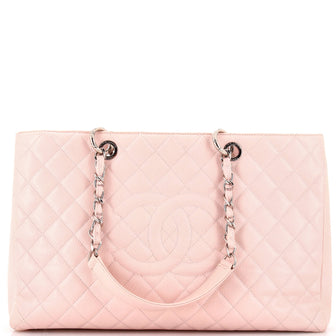 Chanel Grand Shopping Tote Quilted Caviar XL