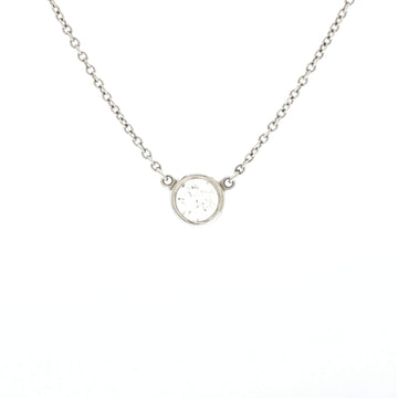 Tiffany & Co. Elsa Peretti Diamonds By The Yard Pendant Necklace Platinum with Diamond 0.30-0.39CT