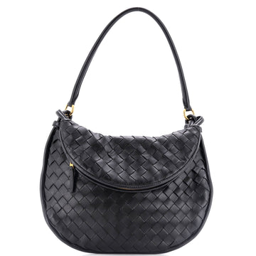 Bottega Veneta Gemelli Shoulder Bag Intrecciato Leather Medium