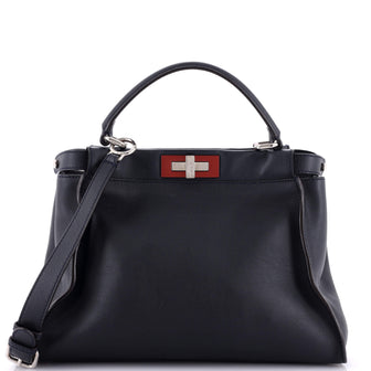 Fendi Peekaboo Bag Soft Leather Large