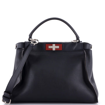 Fendi Peekaboo Bag Soft Leather Large