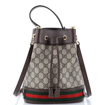 Gucci Ophidia Bucket Bag GG Coated Canvas Small